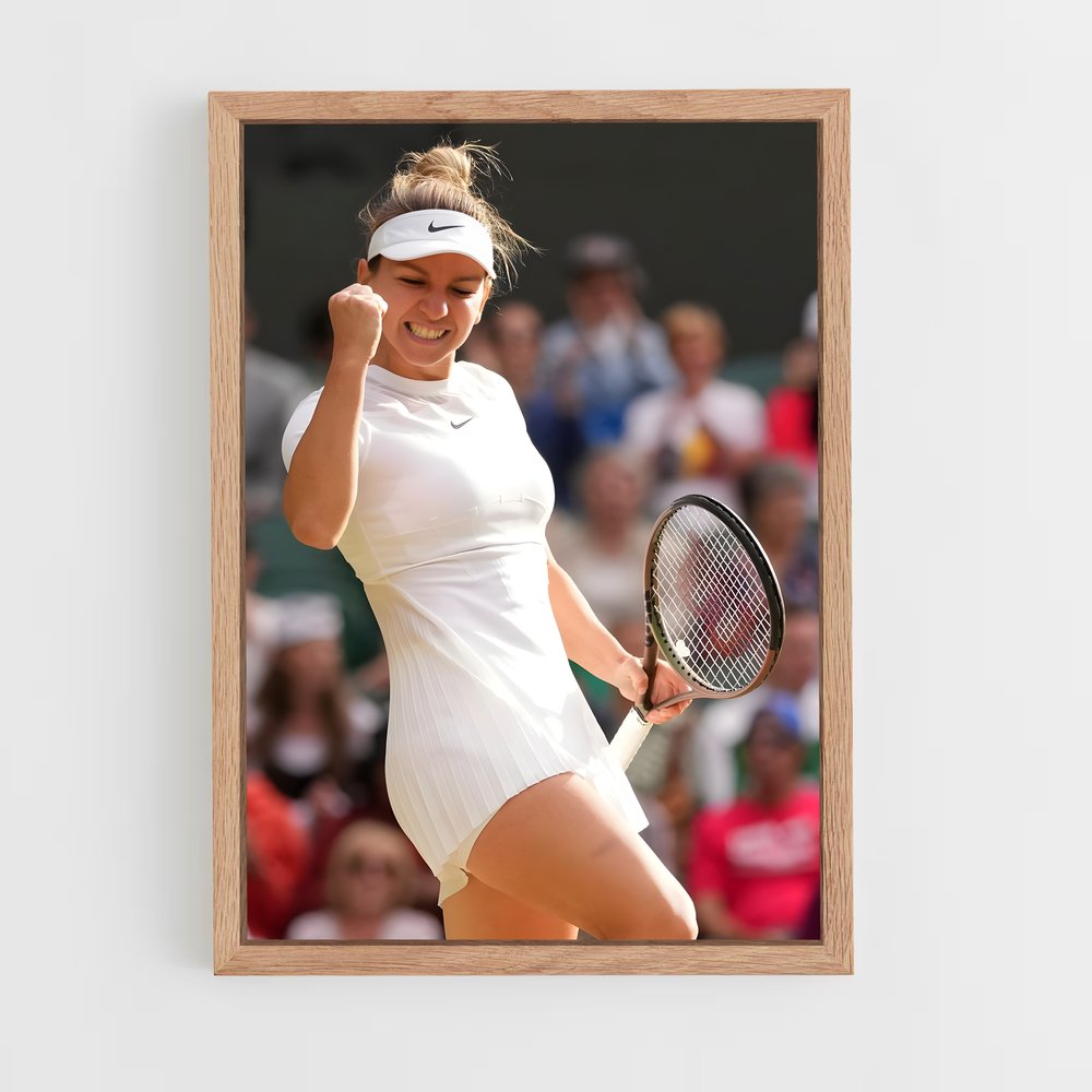 Poster Simona halep – affiche Tennis (vue 4)